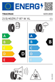 215/40R17 87W XL Tracmax A/S TRACSAVER