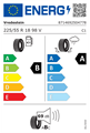 225/55R18 98V Vredestein ULTRAC